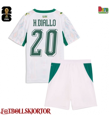 Senegal Habib Diallo #20 Hemmakläder Barn VM 2026 Kortärmad (+ Korta byxor)